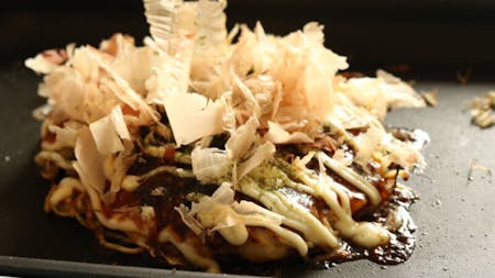 Cook your Okonomiyaki (Japanese traditional savoury pancake) in quiet side of Kamakura.