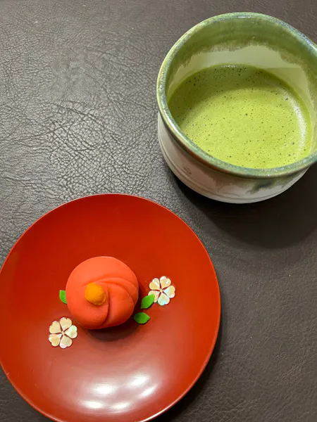Enjoy Tea ceremony （Table tea ceremony）and cook Japanese sweets!