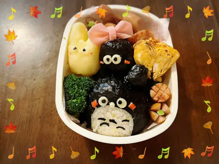 Bilingual Totoro Cute Character Bento cooking Class