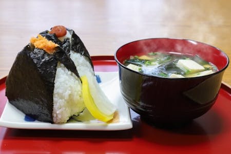 Cook Your Own Miso soup and Onigiri (Rice ball)