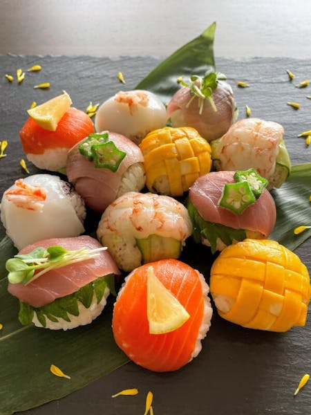 Traditional Flavors, Cute and Colorful Sushi Creations 