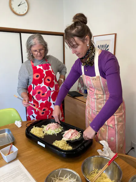 Hiroshima Style Okonomiyaki & Gyozas from scratch (No MSG)