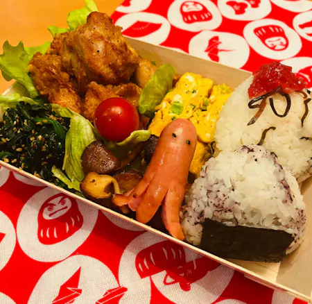 Kyoto Home Cooking & Picnic - Karaage Bento and Miso Soup