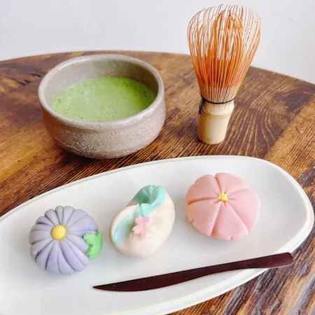Enjoy cute Japanese sweets and matcha at this Japanese sweets class in Tokyo
