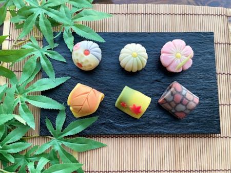 Make Nerikiri Wagashi and experience making matcha.