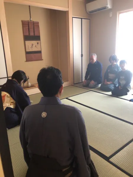 Tea ceremony at the foot of Mt. Fuji