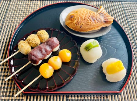 Private class in Mochi, Dango, and Taiyaki making in a Japanese home.