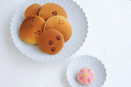 Make Japanese Sweets: Cherry blossom shaped Nerikiri and Doraemon’s Dorayaki