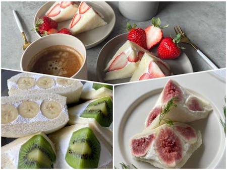 Let\'s make delicious fruit sandwich with seasonal fruits!  Matcha (tea ceremony)\r\nJapanese sweets