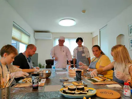 Authentic Sushi, Tamagoyaki & Matcha Experience with a Japanese Chef