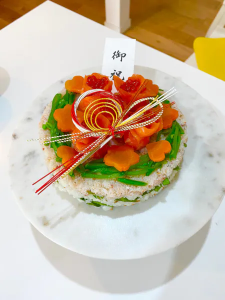Making Sushi Cake and Strawberry Daifuku