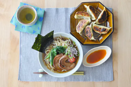 【Private Vegan Ramen & Gyoza Cooking Class near Osaka Castle】100% Vegan/Private/Ramen & Gyoza/Near Osaka Castle/Miso / Koji / Fermentation
