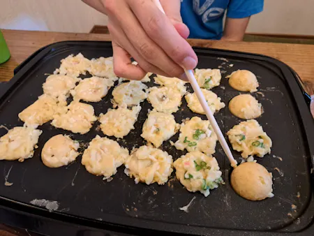 Let's have a TAKOYAKI party!
