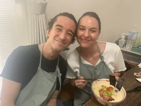 Ramen: “Japan’s soul in a steaming bowl.” Reimen: “Cool noodles for a hot day.”