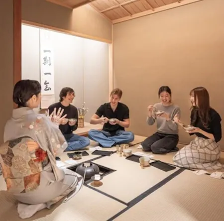 【Near "TeamLab"】 Making Matcha & Matcha Sweets, and Traditional Tea Ceremony Experience in a Private Room with an Expert.