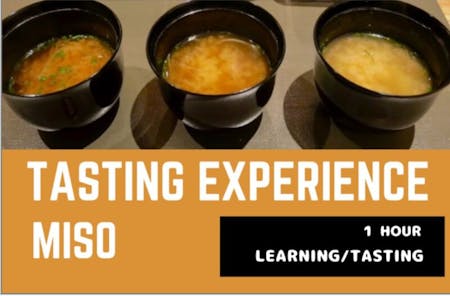 Miso soup tasting experience