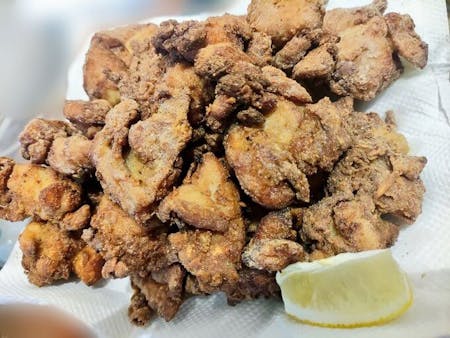 Karaage with Japanese Izakaya/Yatai style