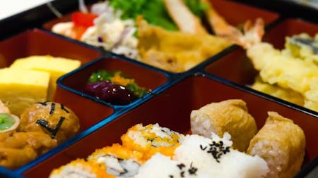 Why not try making your own Shokado bento, a colorful lunch box filled with Japanese flavors?