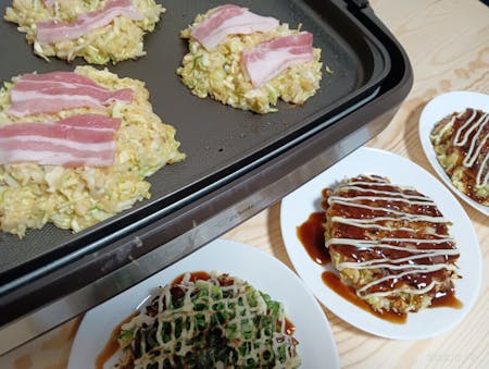 Osaka-style okonomiyaki and miso soup class