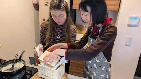 Solo Friendly Tofu making, soy pulp and vegetable dishes