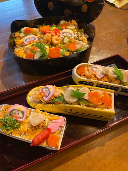 ⭐︎ Colorful sushi& White miso soup（Sweet miso unique to Kyoto）set!