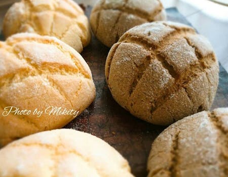 Authentic baking bread class with Japanese natural yeast《Japanese Melon pan》