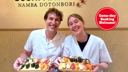Osaka: Let's be a Sushi Master! - Hands-on Sushi Making Experience（45min.)