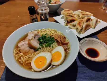 Taste home-style ramen and gyoza
