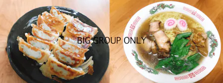 [For a big group]Let's cook Ramen and Gyoza at Kyoto