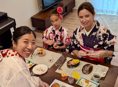 Create Character Bento in Kimono – A Fun Cooking Experience in Nagoya