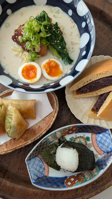 Learn from a Professional Japanese Chef | Tonkotsu-Style Ramen, Onigiri, Cabbage Spring Rolls & Rice Flour Dorayaki