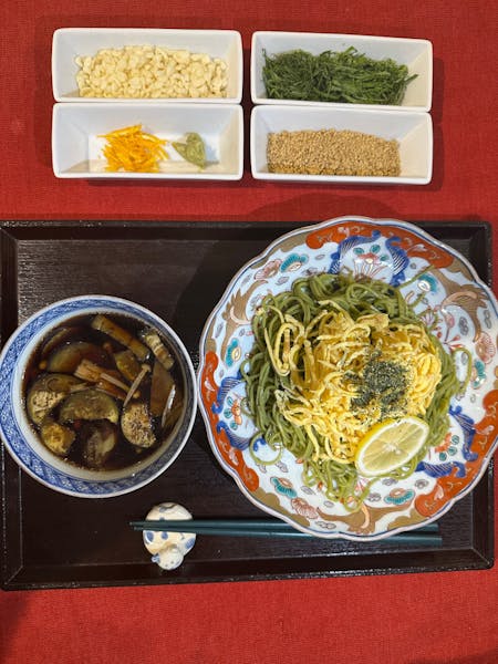 Matcha soba lunch and Tea ceremony experience