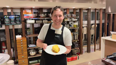 Ebisu Tokyo: Chicken Omurice Cooking Class