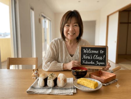 Make Your Own Onigiri & Bento Classics! Local Cooking Class in Fukuoka