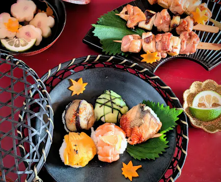 Real experience, Temari shushi & Yakitori
