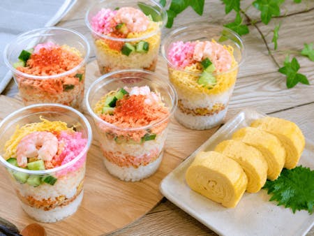 Colourful Cup Sushi & Tamagoyaki