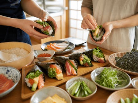 Explore a Tokyo Supermarket and Make Hand-Rolled Sushi