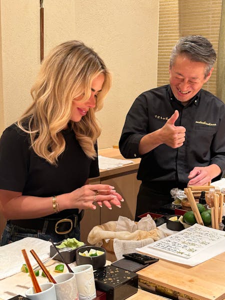 Authentic Sushi making experience at restaurant