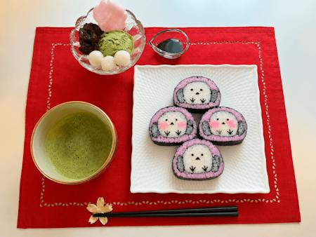 Shima-enaga (Hokkaido Bird) Sushi Roll & Matcha Experience