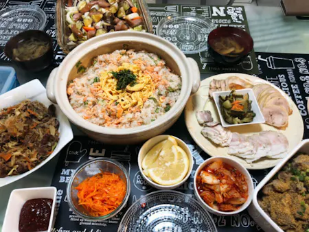 Japanese homemade casual meals