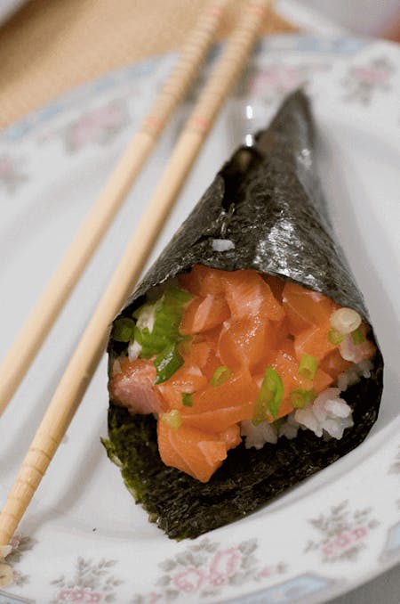 Temaki sushi(Hand rolled Sushi) Making Experience!