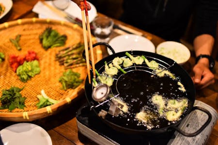 Only Available in Spring! Tempura and Ala Carte with Wild Vegetables