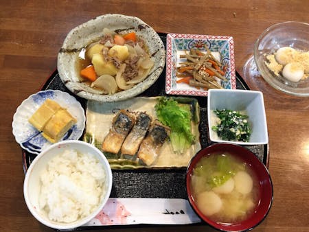 Japanese traditional home cooking