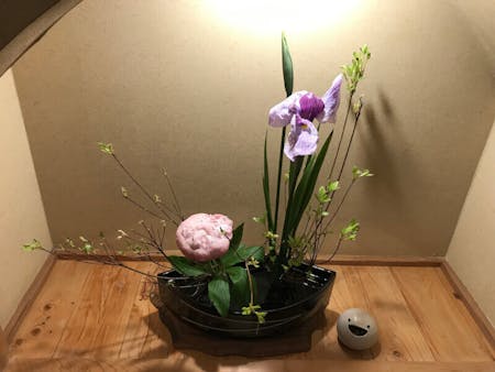 Kashiwa Mothi & Ikebana(Japanese Flower Arrange)