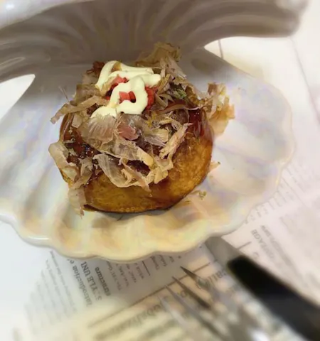Takoyaki healthy salad