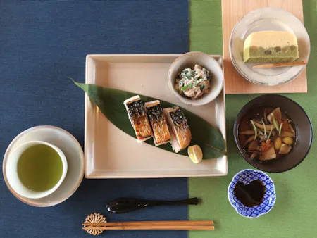 Japanese Food（sushi,toraditional miso soup)
