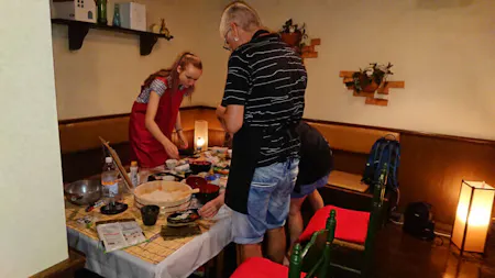 Vegetarian Sushi cooking ♥♥Only one group per day♥♥ ★★interviewed and appeared on NHKTV★★ ★★Calligraphy is Optional : 2500yen (About 40 minutes)★★