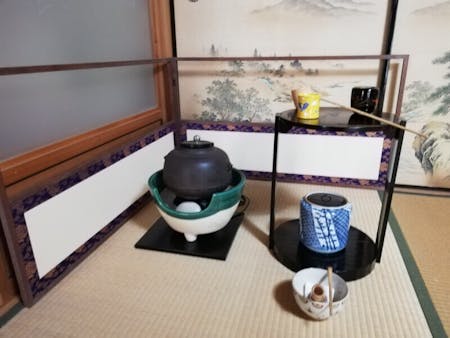 Japanese tea ceremony and Japanese traditional sweets(Wagashi)