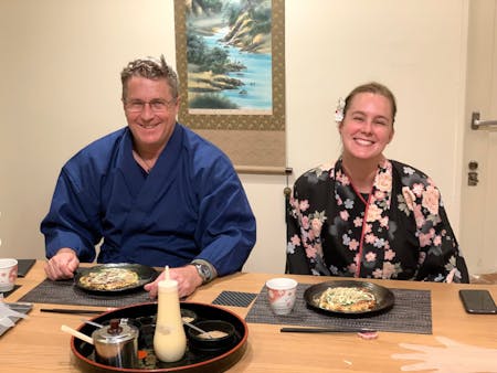 Takoyaki & Okonomiyaki Cooking Class in Kyoto with Local chef
