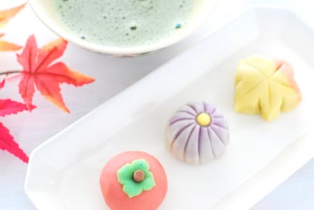 ONLY in Oct, Nov, Dec - Autumn themed Japanese Sweets (Wagashi) at chef\'s home